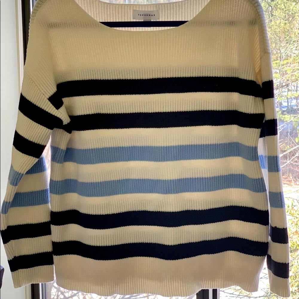 Popsugar oversized boatneck sweater